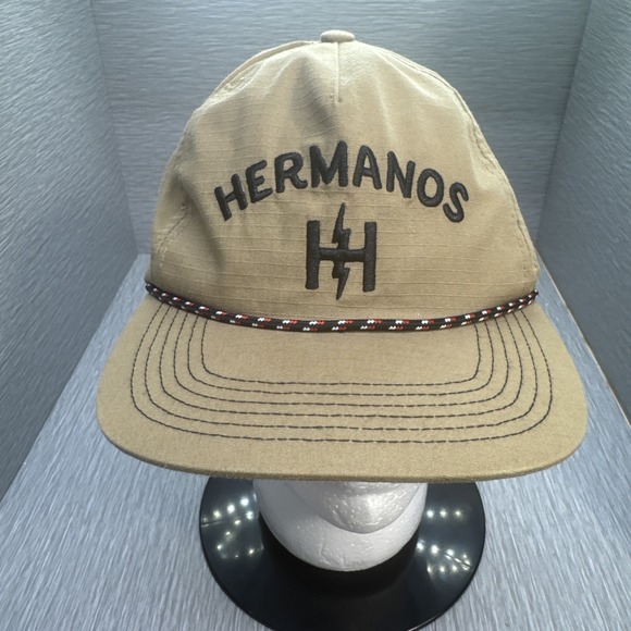 Howler Brothers Hermanos Hat Khaki Adjustable Strapback Cap Men's One Size - Picture 1 of 9